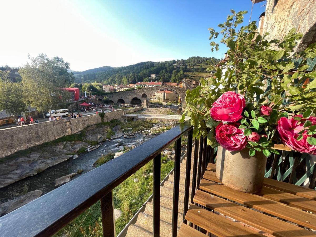 Apartamento Colgante Al Rio Con Vistas Al Puente Camprodon Exteriör bild