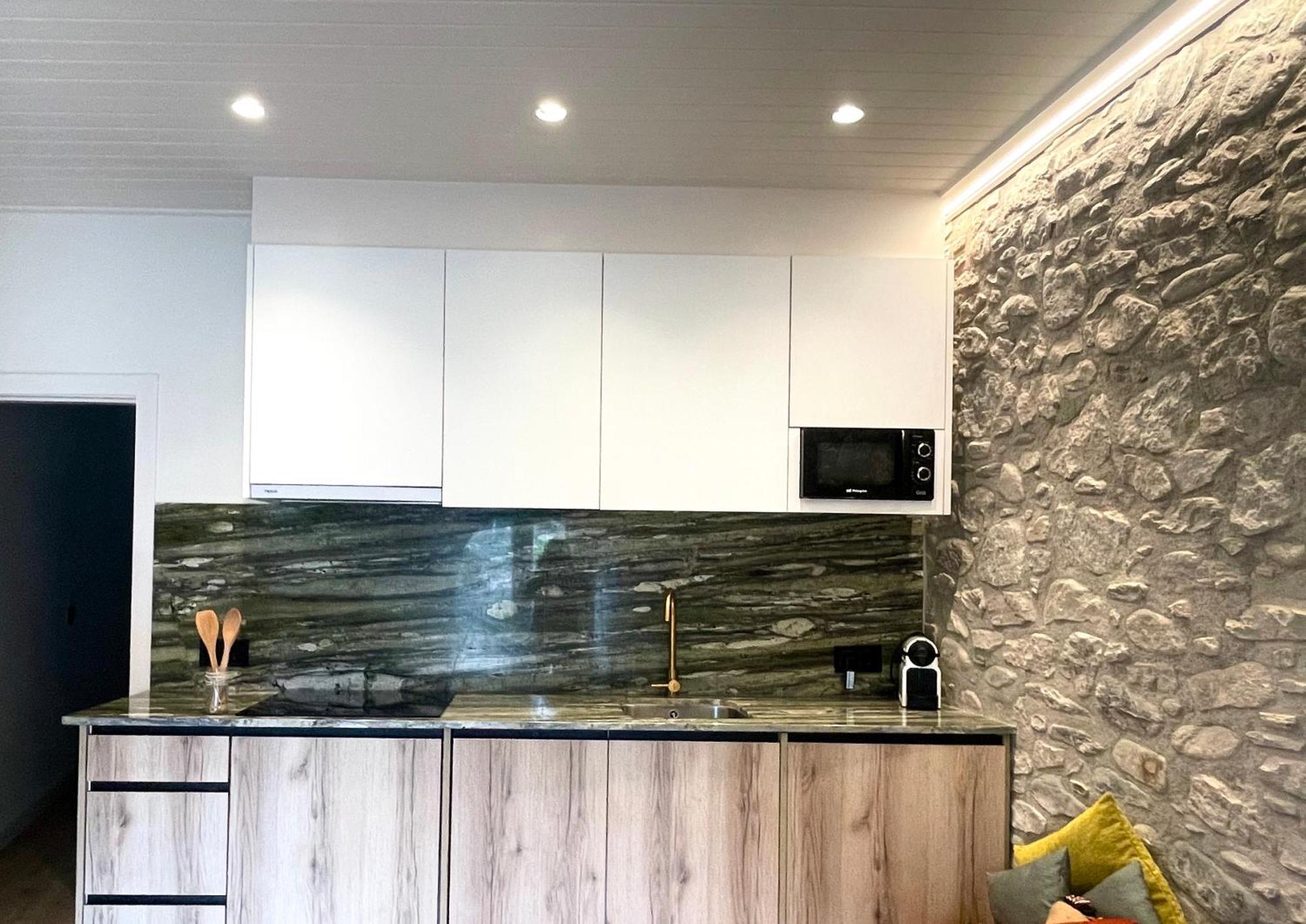 Apartamento Colgante Al Rio Con Vistas Al Puente Camprodon Exteriör bild