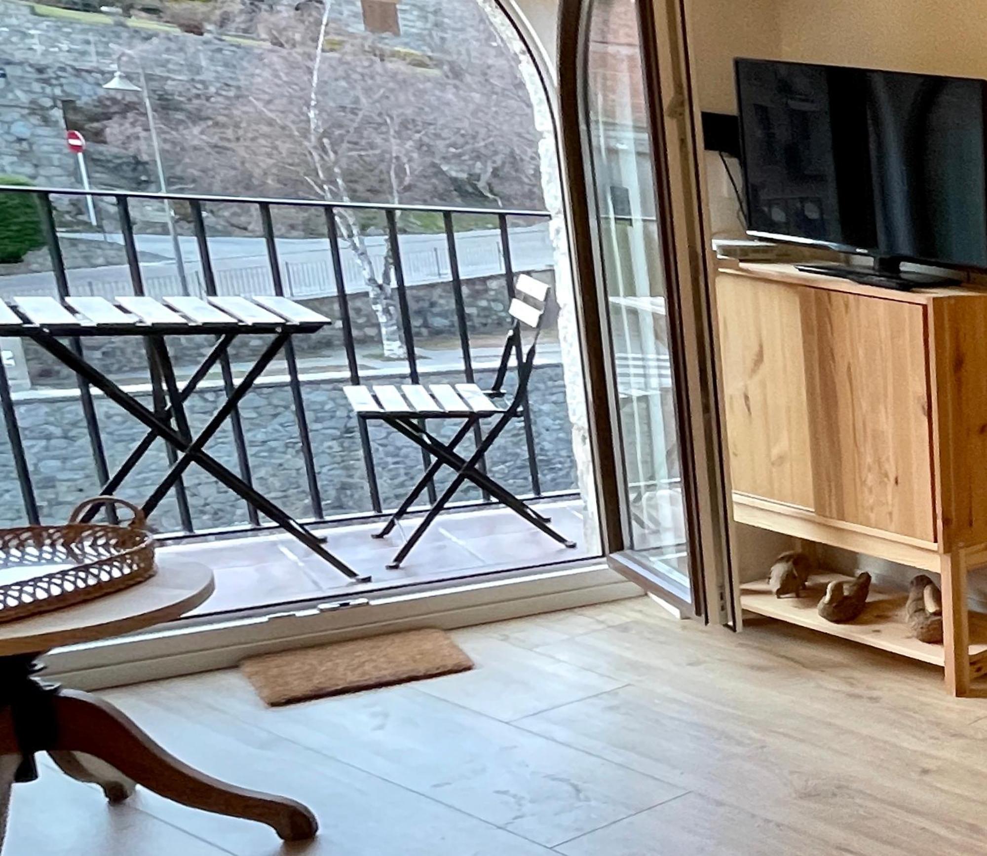 Apartamento Colgante Al Rio Con Vistas Al Puente Camprodon Exteriör bild